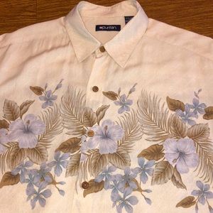 Puritan Hawaii Hawaiian Tropical Button Down Shirt